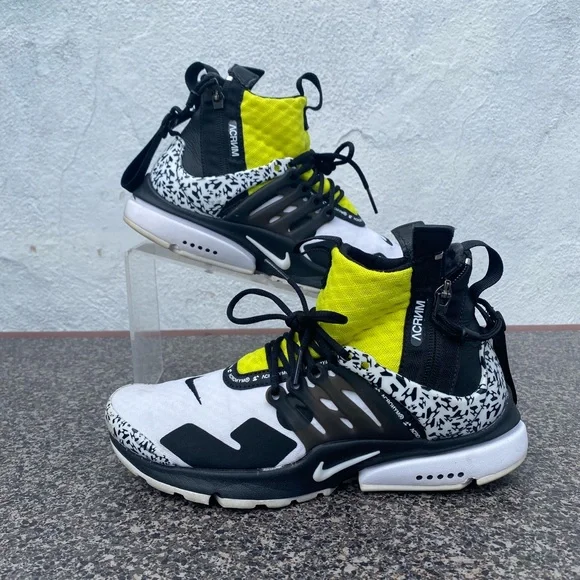 Nike | Shoes | Nike Air Presto Mid Acronym Off White Black  display picture 3